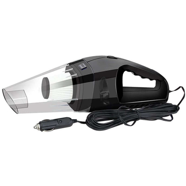 Portable Car Vacuum Pro with a sleek design, handheld convenience, and a long cord for easy car cleaning.