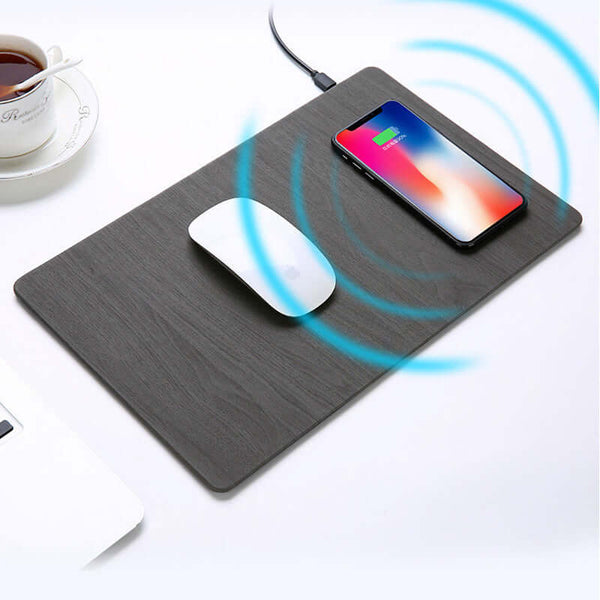 Smart PU Charging Mouse Pad