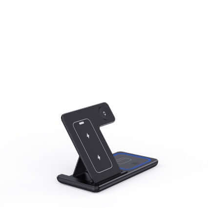 Ultimate Wireless Charging Hub for simultaneous device charging with a sleek, cord-free design.