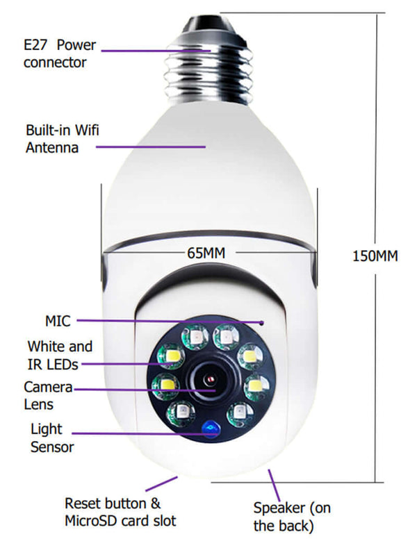Smart Security Light Camera